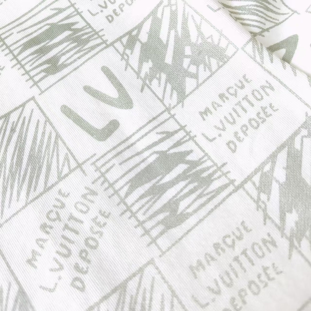 T-shirt à manches courtes avec logo LV