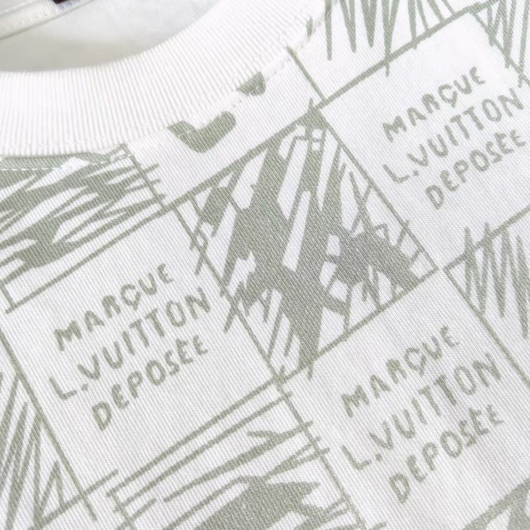 T-shirt à manches courtes avec logo LV