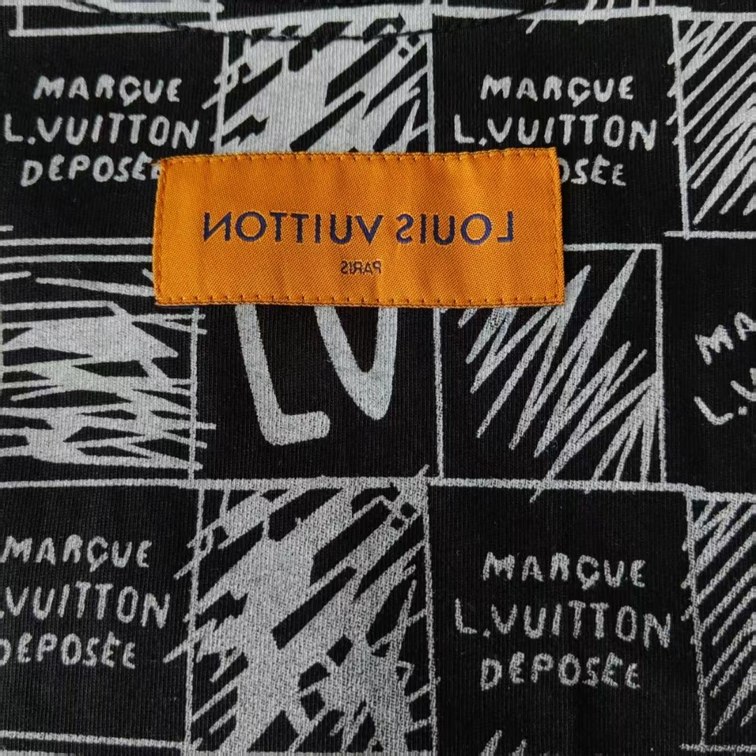 T-shirt à manches courtes avec logo LV