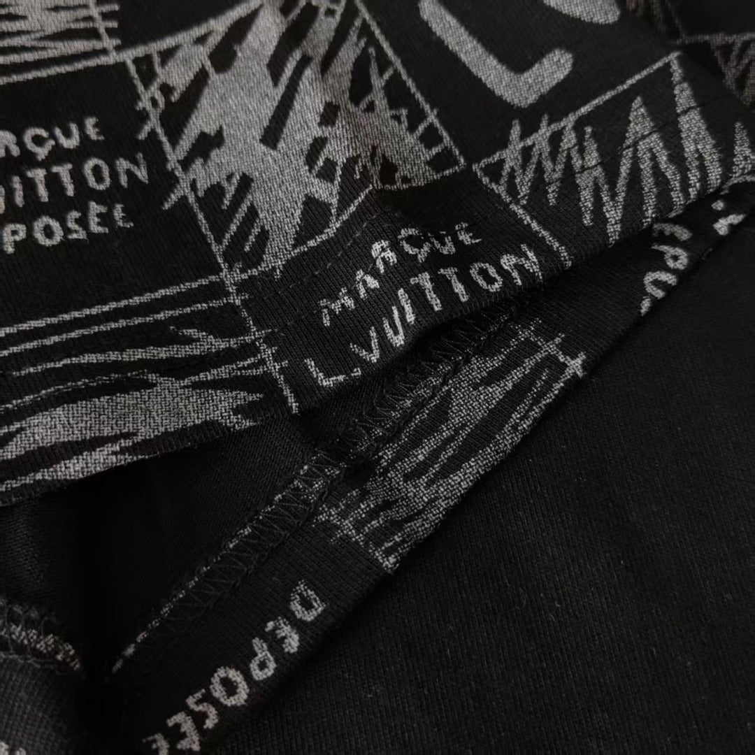 T-shirt à manches courtes avec logo LV