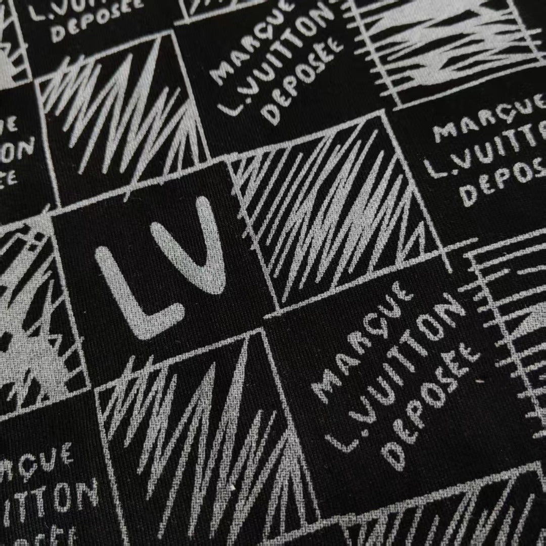 T-shirt à manches courtes avec logo LV