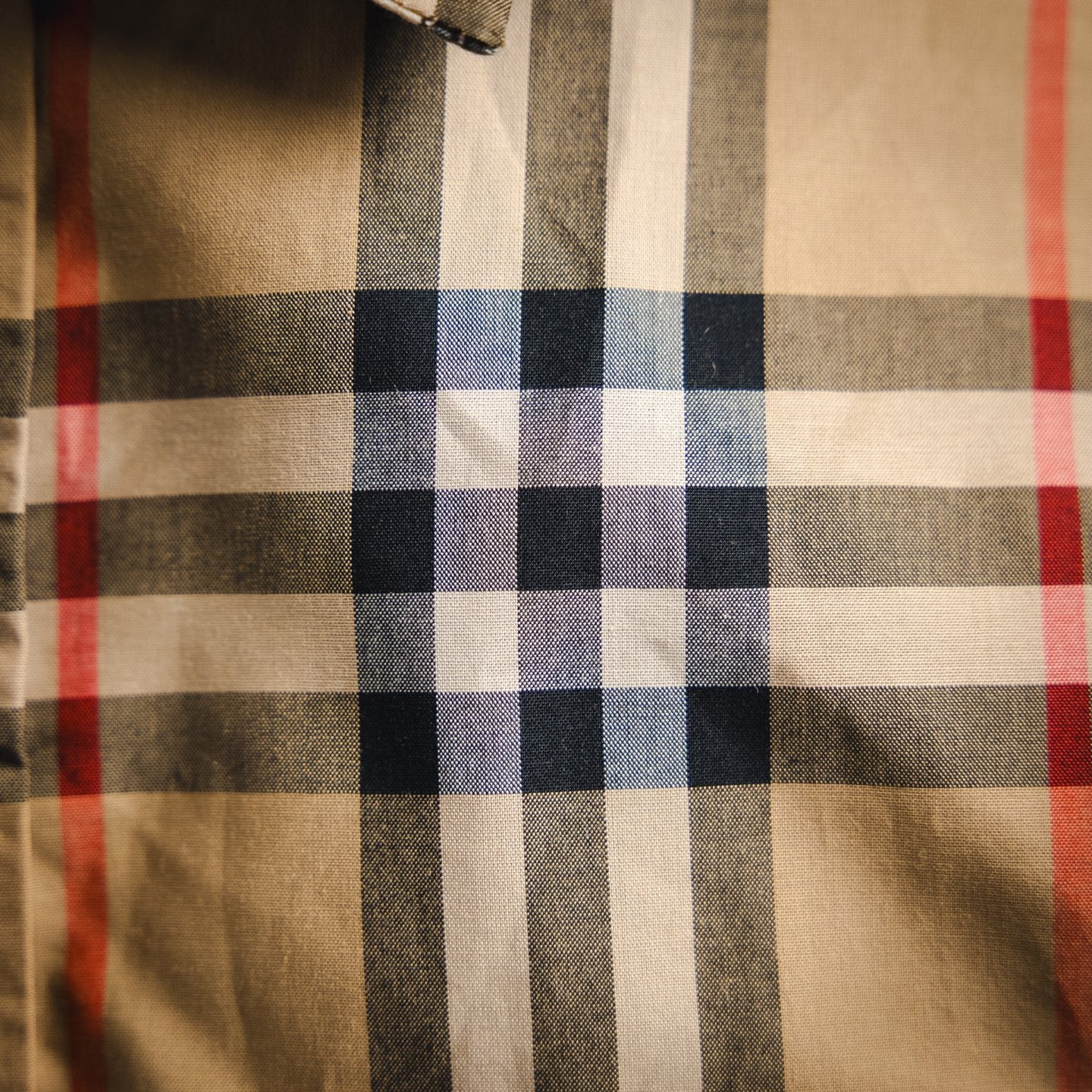 Chemise en coton à carreaux coupe classique Burberr!