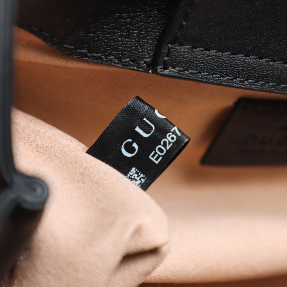 Petit sac fourre-tout Diana de Gucc ! en cuir noir