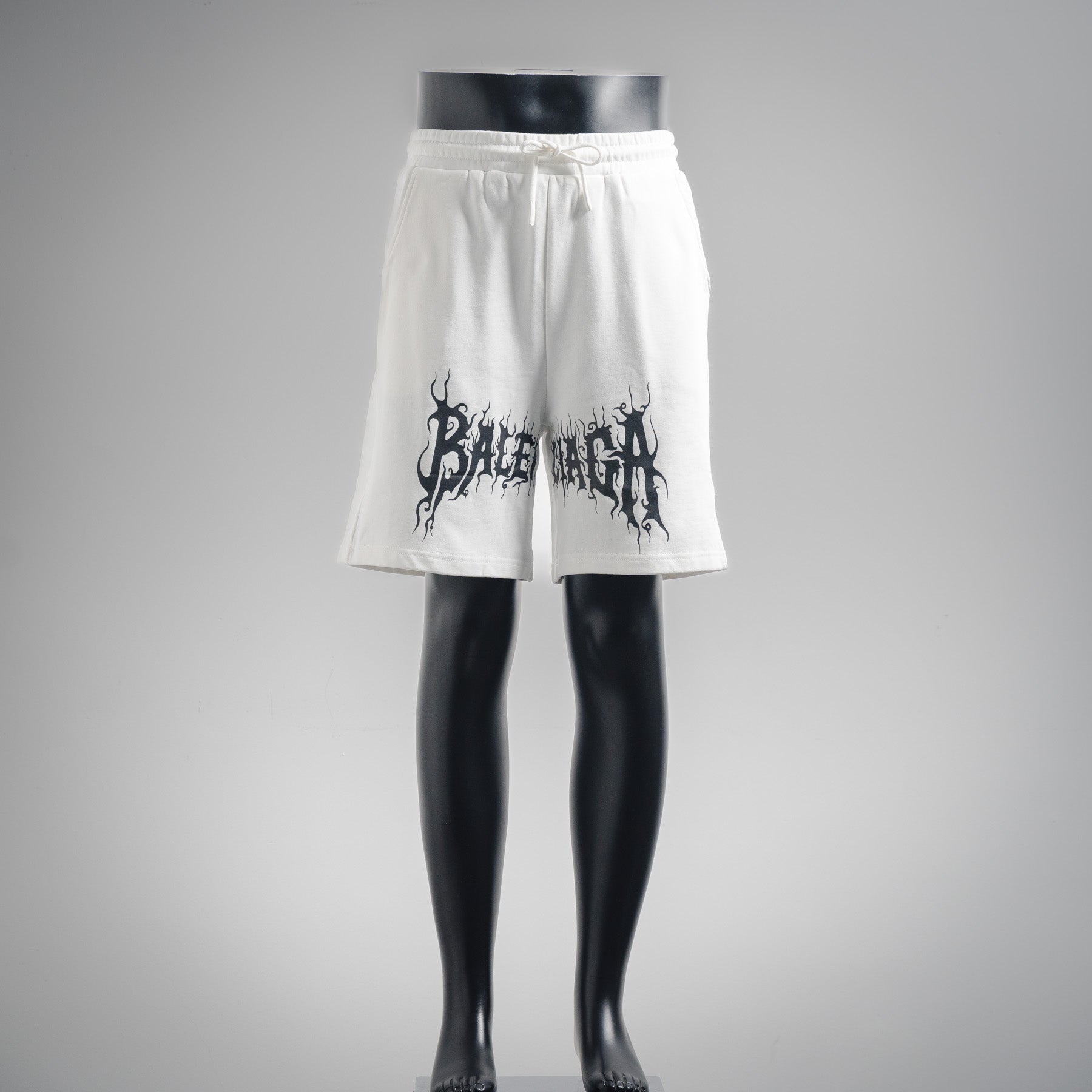 Balenciaga Logo Track Shorts