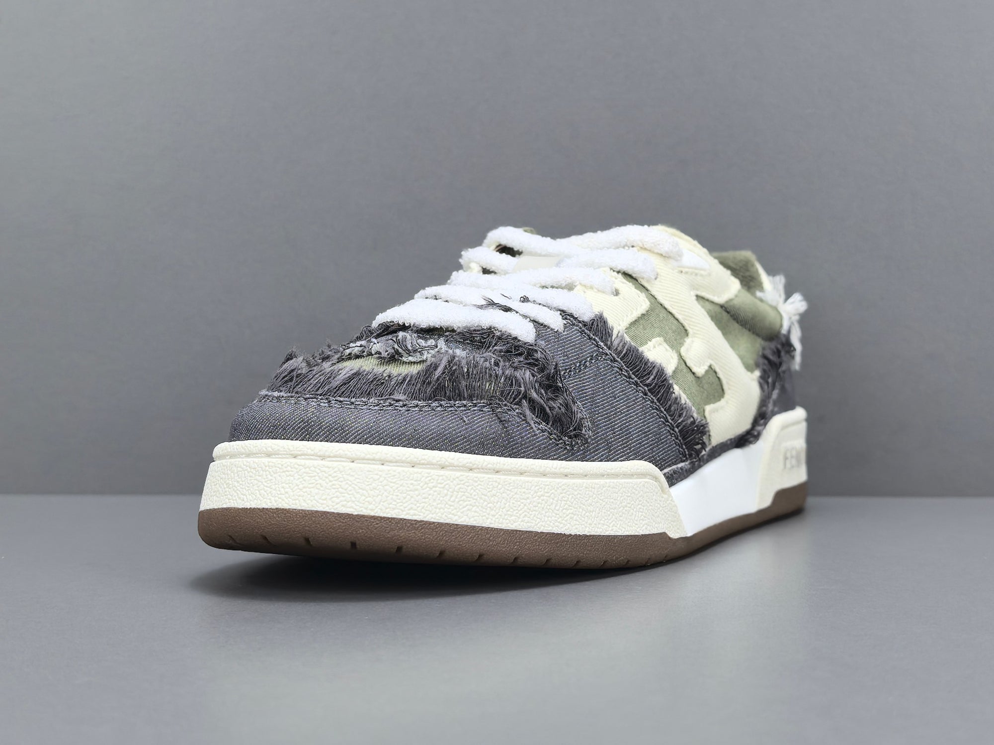Fend! Match Denim Sneakers