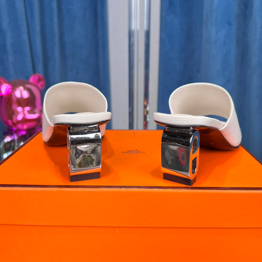 Sandale à talon Hermès Léconique 60
