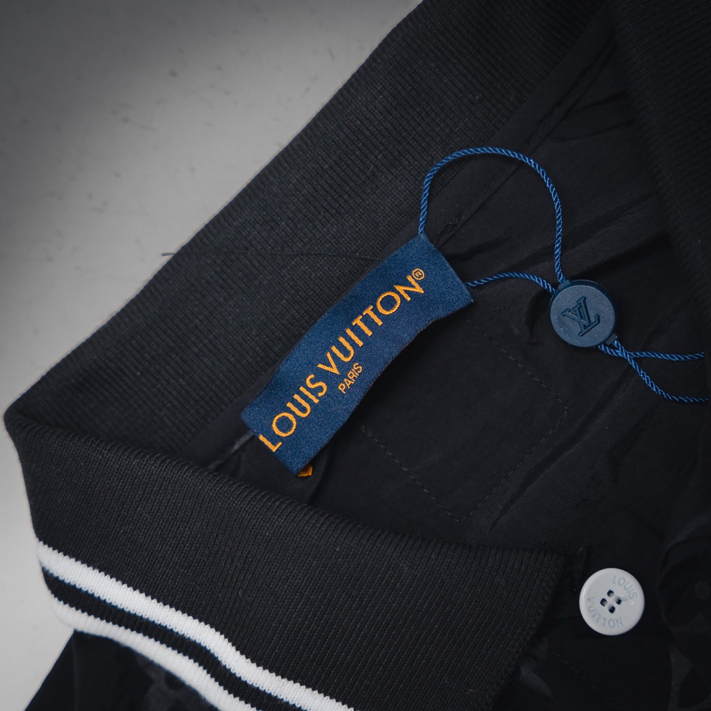 Polo à manches courtes en soie et coton imprimé dégradé LV Damier