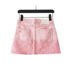 MLB Monogram Logo Print Skirt