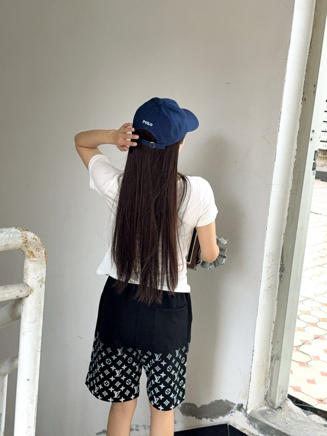 Short avec logo monogramme LV