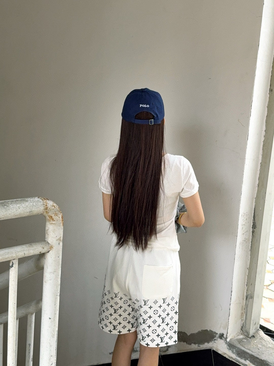 Short avec logo monogramme LV