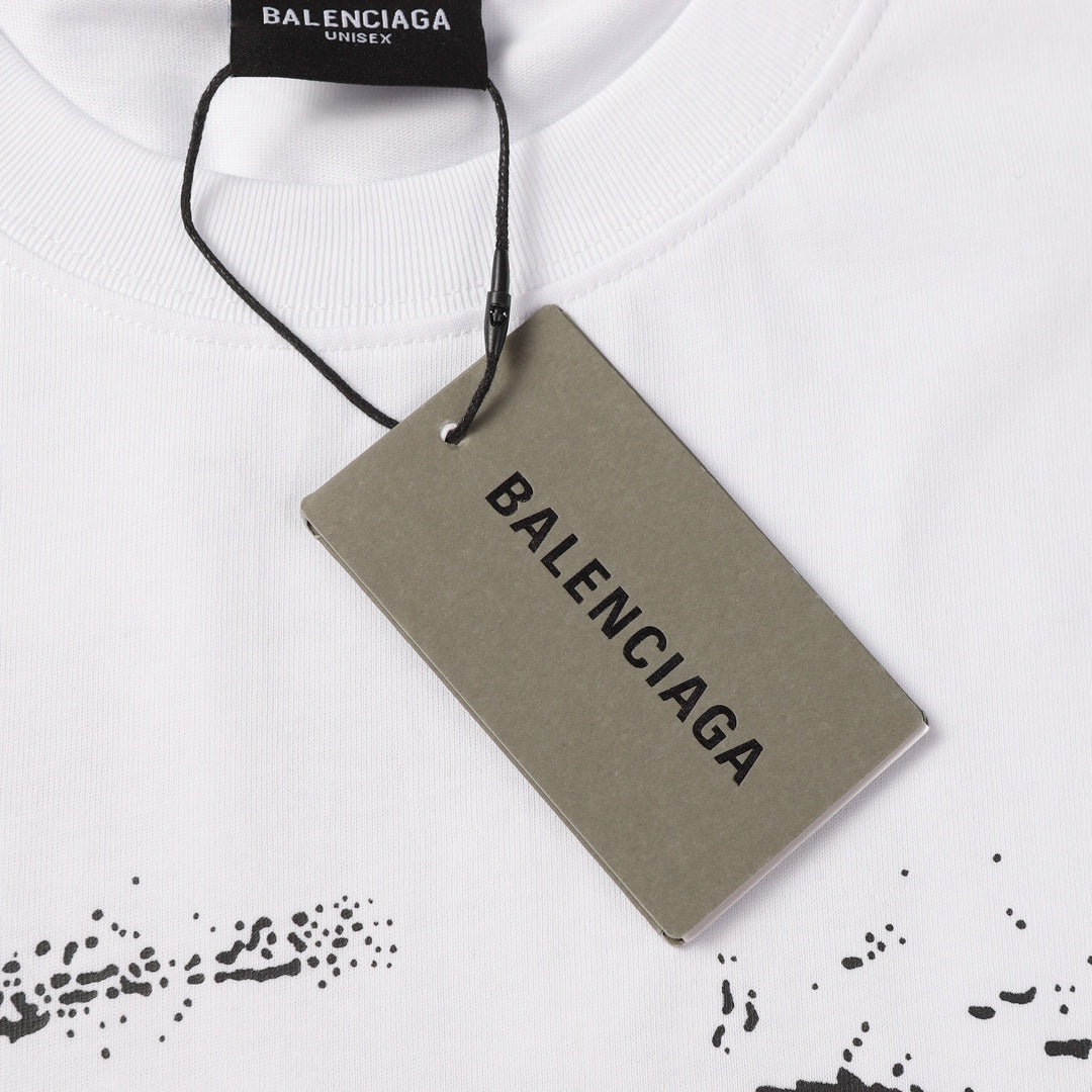 Balenciag! Logo Short-Sleeved T-Shirt