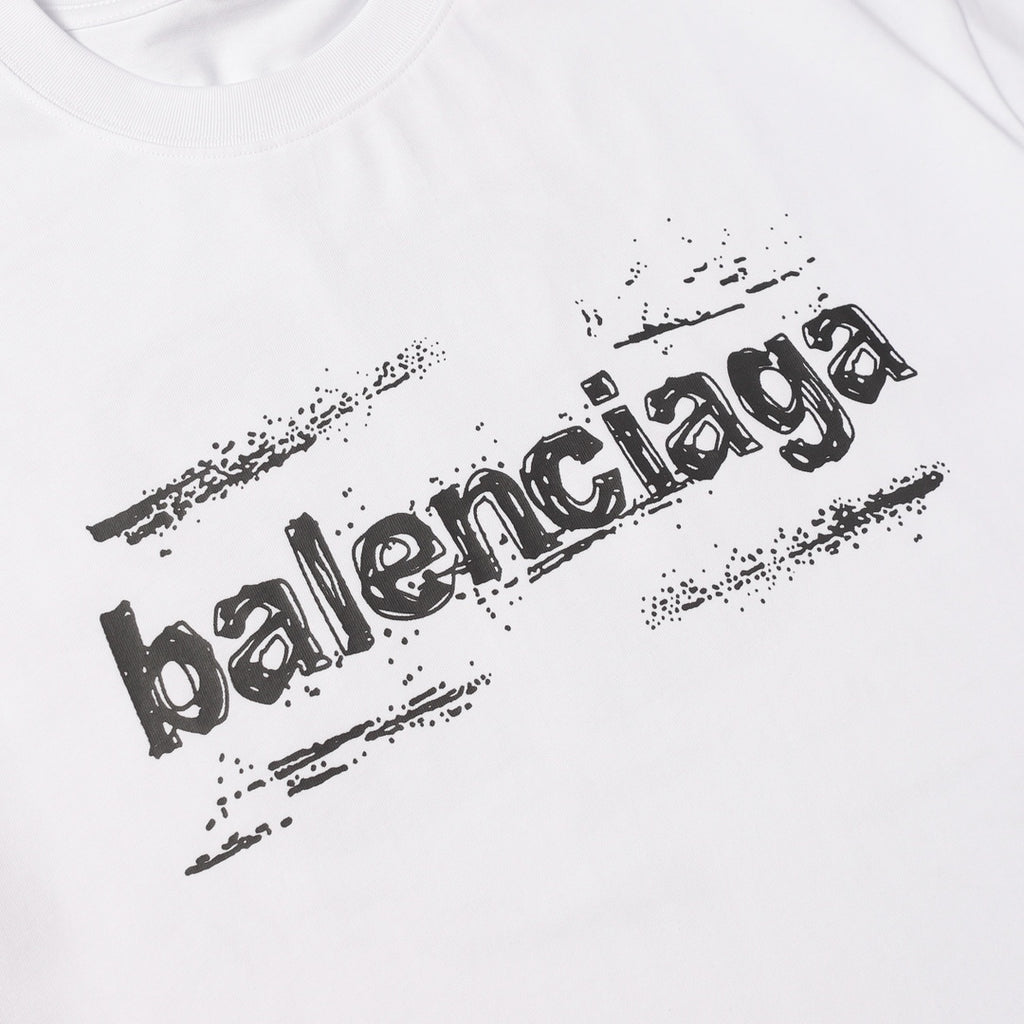 Balenciag! Logo Short-Sleeved T-Shirt