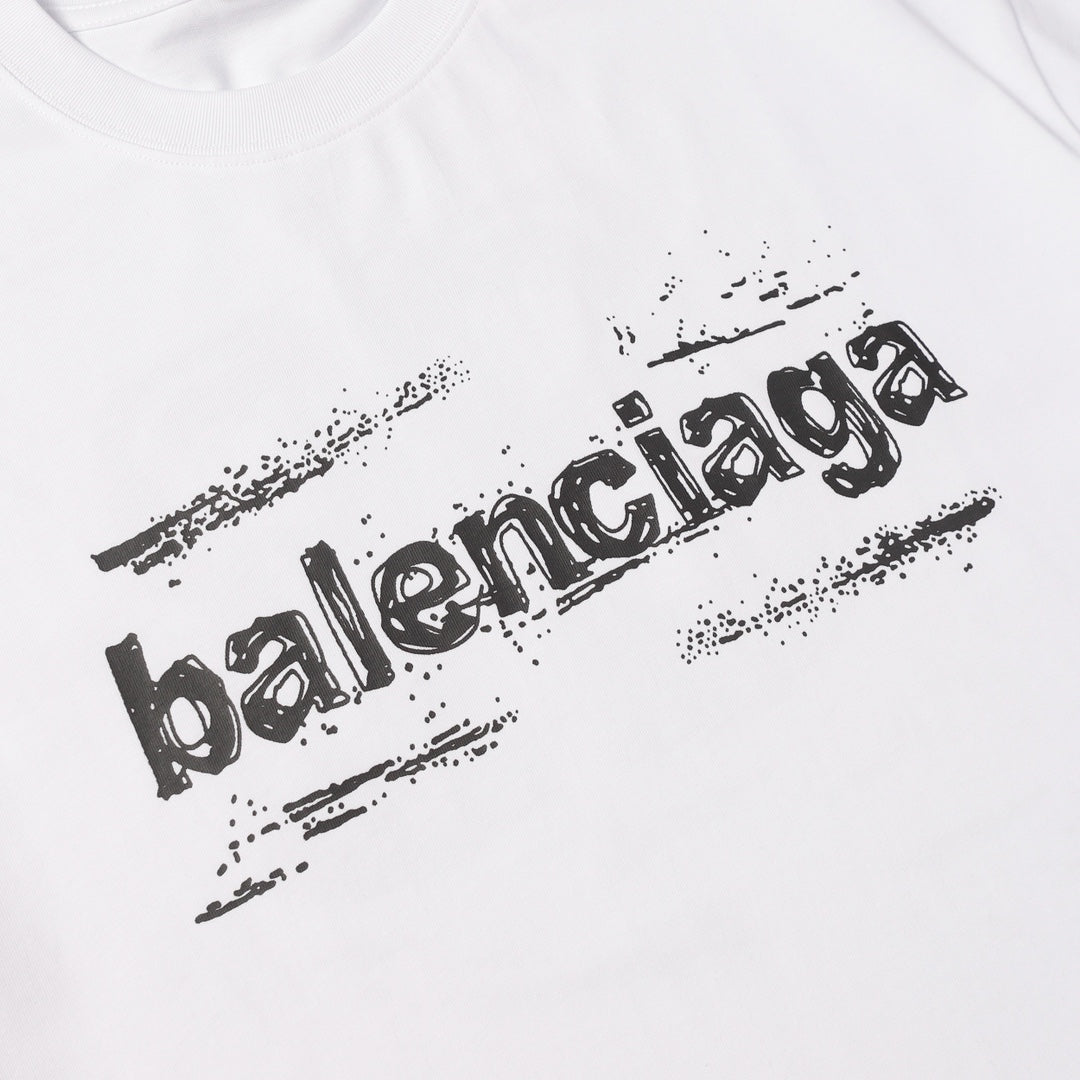Balenciag! Logo Short-Sleeved T-Shirt