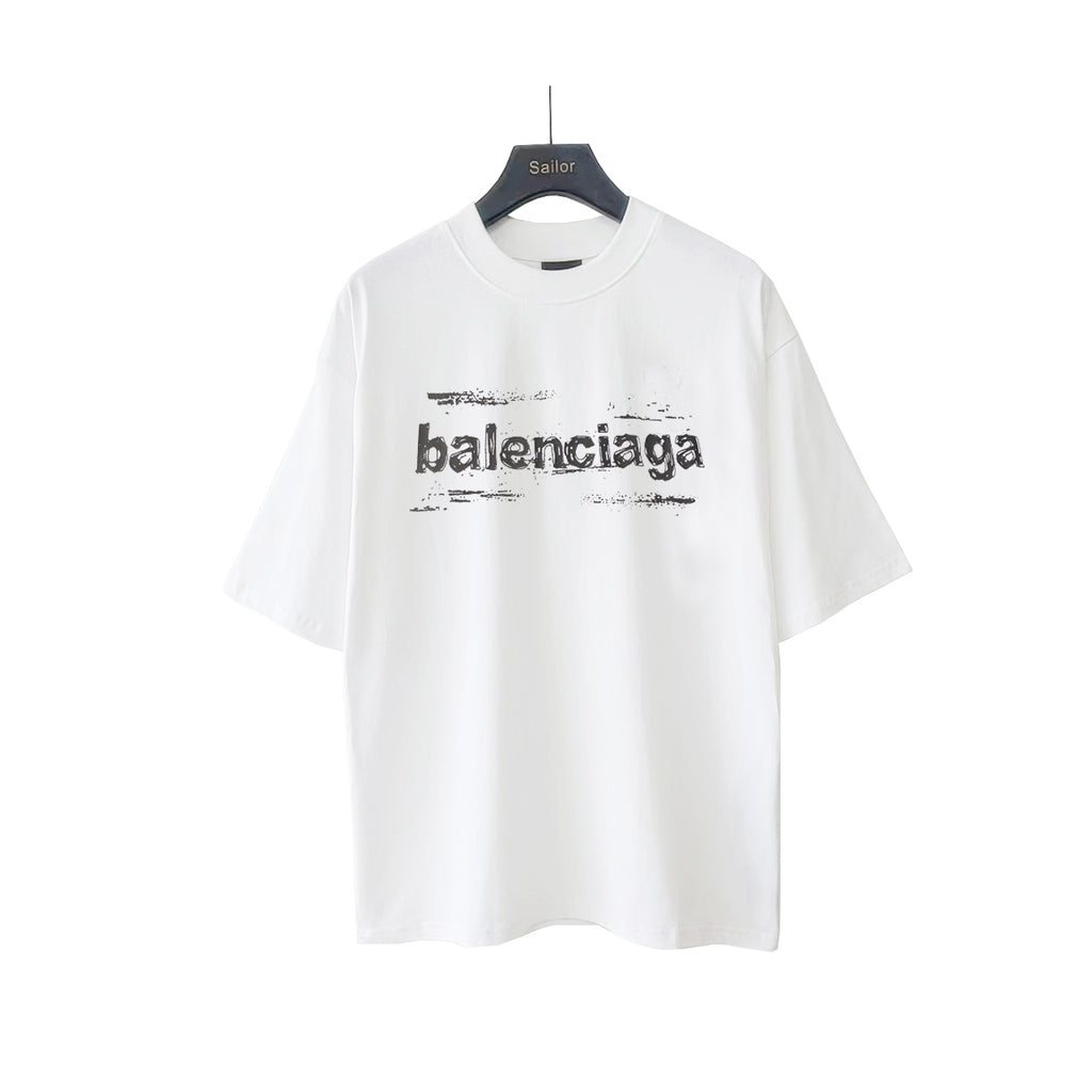 Balenciag! Logo Short-Sleeved T-Shirt