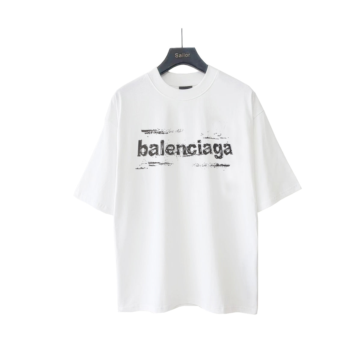 Balenciag! Logo Short-Sleeved T-Shirt