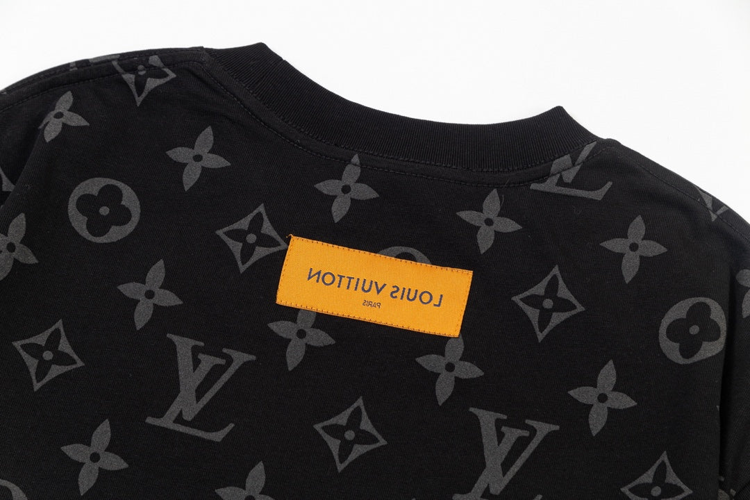 T-shirt à manches courtes avec logo LV
