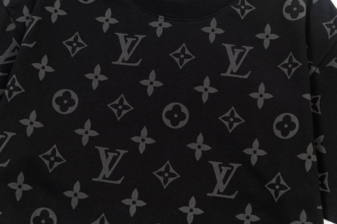 T-shirt à manches courtes avec logo LV