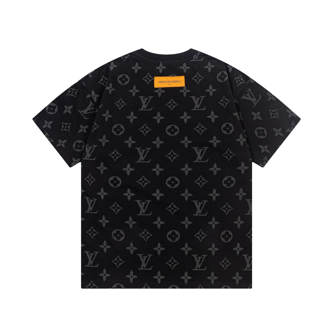 T-shirt à manches courtes avec logo LV