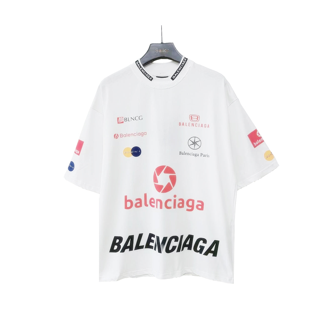 T-shirt de course à manches courtes Balenciaga!