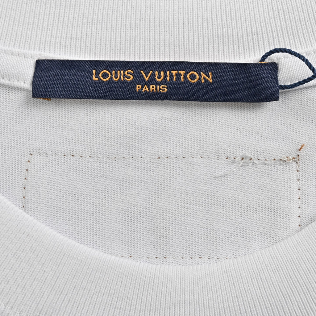 T-shirt à manches courtes avec monogramme LV