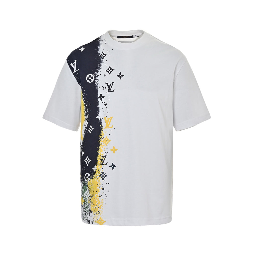 T-shirt à manches courtes avec monogramme LV
