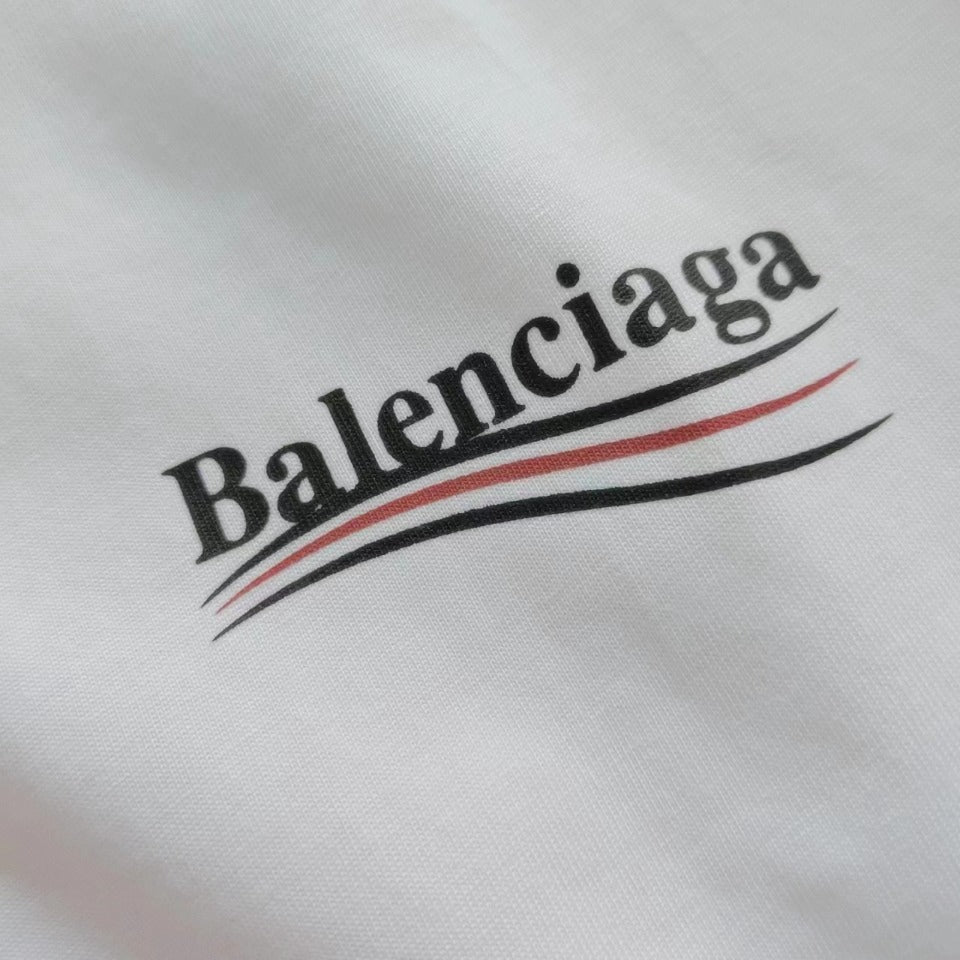 Balenciaga! Ripped Short Sleeve T-shirt