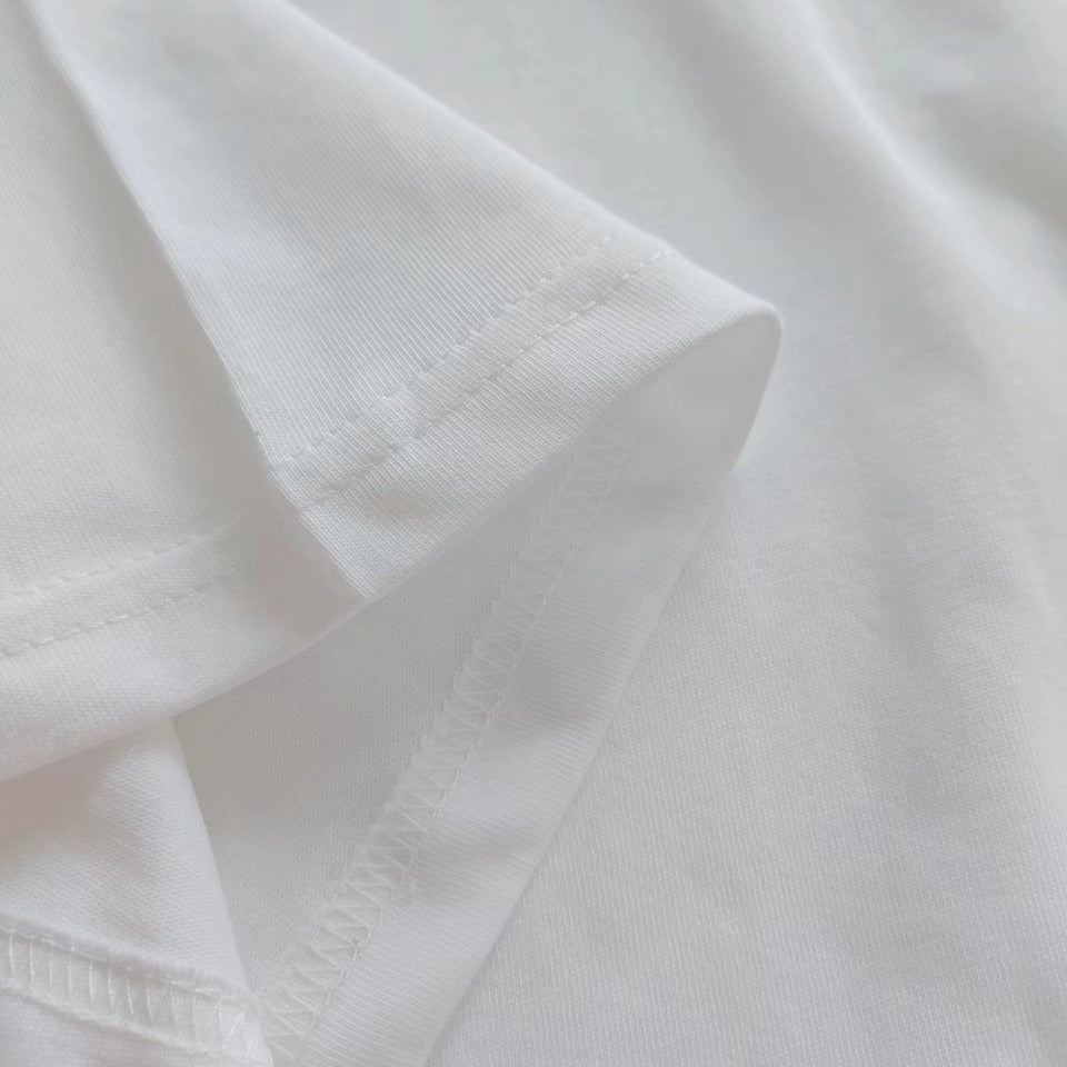 Balenciaga! Ripped Short Sleeve T-shirt