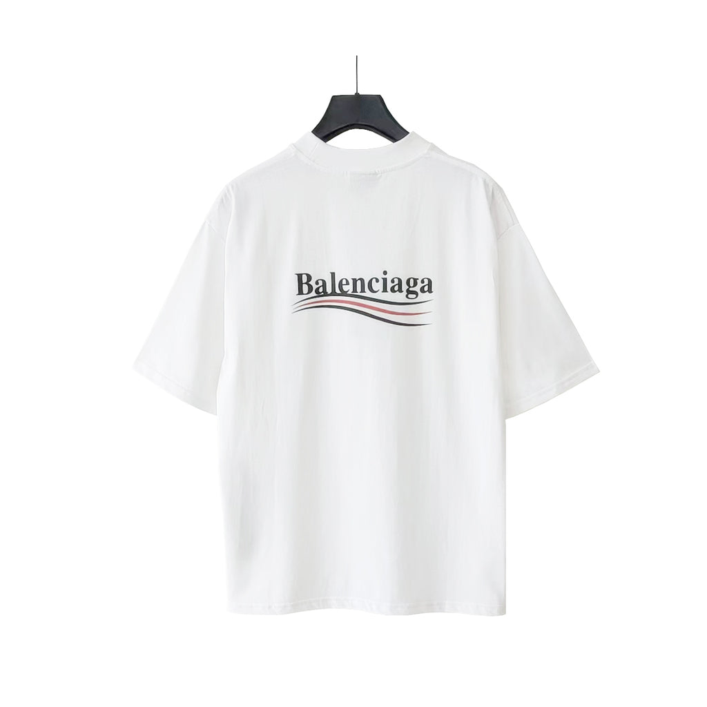 Balenciaga! Ripped Short Sleeve T-shirt