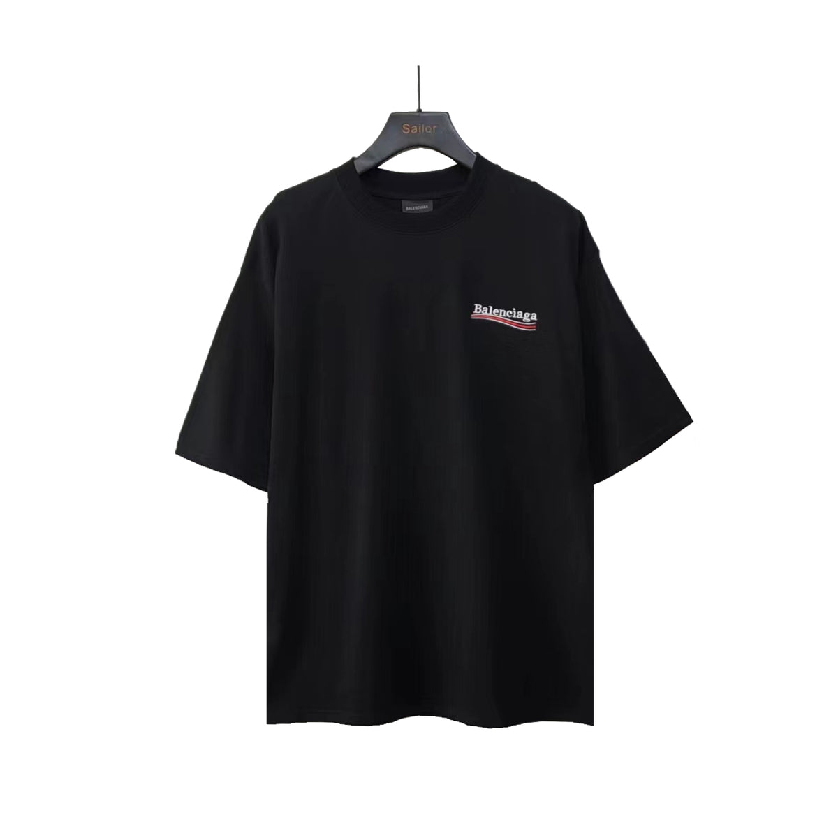 Balenciaga! Ripped Short Sleeve T-shirt