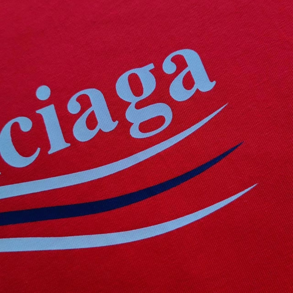 T-shirt à manches courtes déchiré Balenciaga !