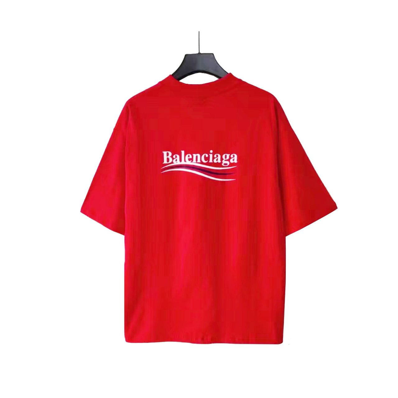 T-shirt à manches courtes déchiré Balenciaga !