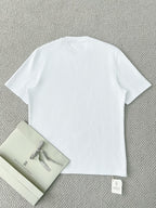 T-shirt à manches courtes en coton avec logo Brunello Cucinell!