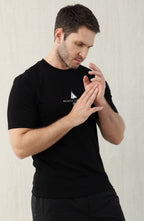 T-shirt à manches courtes en coton avec logo Brunello Cucinell!