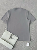 T-shirt à manches courtes en coton avec logo Brunello Cucinell!