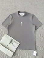 T-shirt à manches courtes en coton avec logo Brunello Cucinell!