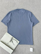 T-shirt à manches courtes en coton avec logo Brunello Cucinell!