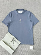 T-shirt à manches courtes en coton avec logo Brunello Cucinell!