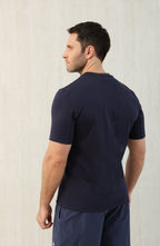 T-shirt à manches courtes en coton avec logo Brunello Cucinell!