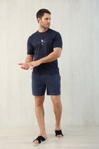 T-shirt à manches courtes en coton avec logo Brunello Cucinell!