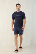 T-shirt à manches courtes en coton avec logo Brunello Cucinell!