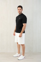 T-shirt ras du cou avec plaque logo Brunello Cucinell!