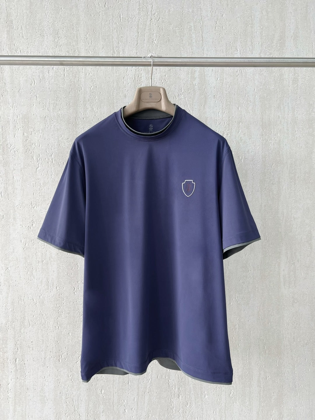 Brunello Cucinell! Logo-Plaque Crew-Neck T-shirt