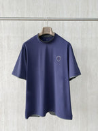 T-shirt ras du cou avec plaque logo Brunello Cucinell!