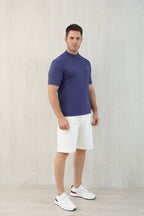 T-shirt ras du cou avec plaque logo Brunello Cucinell!