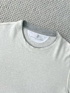 T-shirt à manches courtes et col ras du cou Brunello Cucinell! Fit