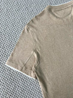T-shirt à manches courtes et col ras du cou Brunello Cucinell! Fit