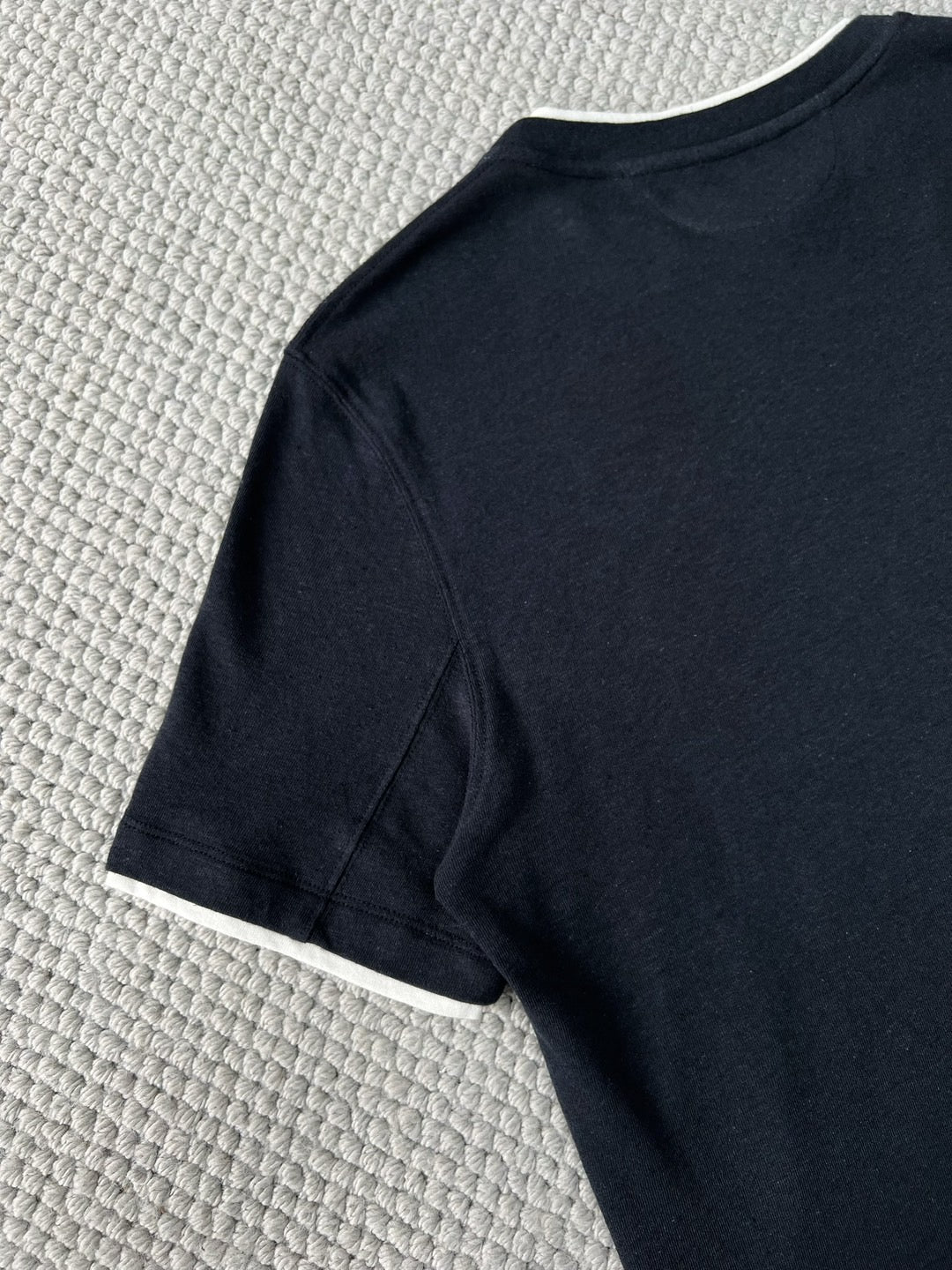 T-shirt à manches courtes et col ras du cou Brunello Cucinell! Fit