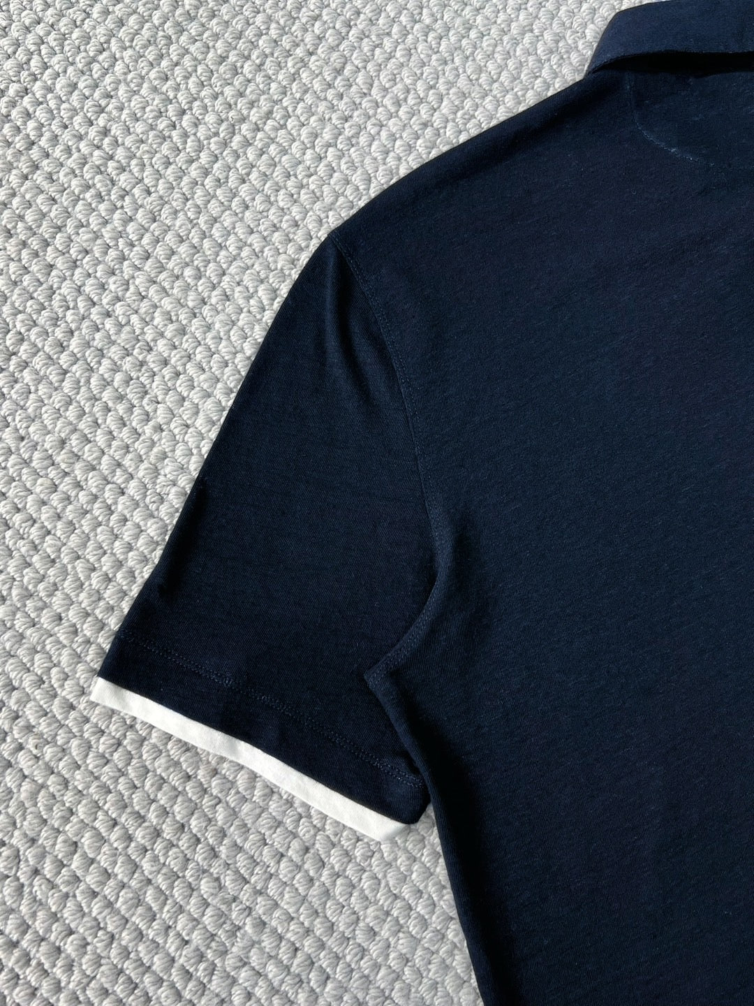 T-shirt à manches courtes et col ras du cou Brunello Cucinell! Fit