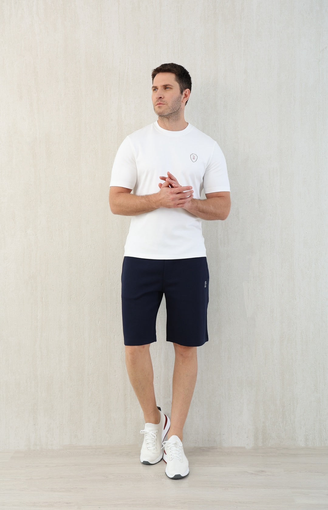 T-shirt de tennis en jersey technique à imprimé logo Brunello Cucinell !