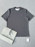 T-shirt de tennis en jersey technique à imprimé logo Brunello Cucinell !